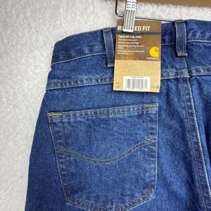 Carhartt Relaxed Fit Tapered Leg Jeans Blue Mens 32x28 B17 DST Darkstone NWT NOS